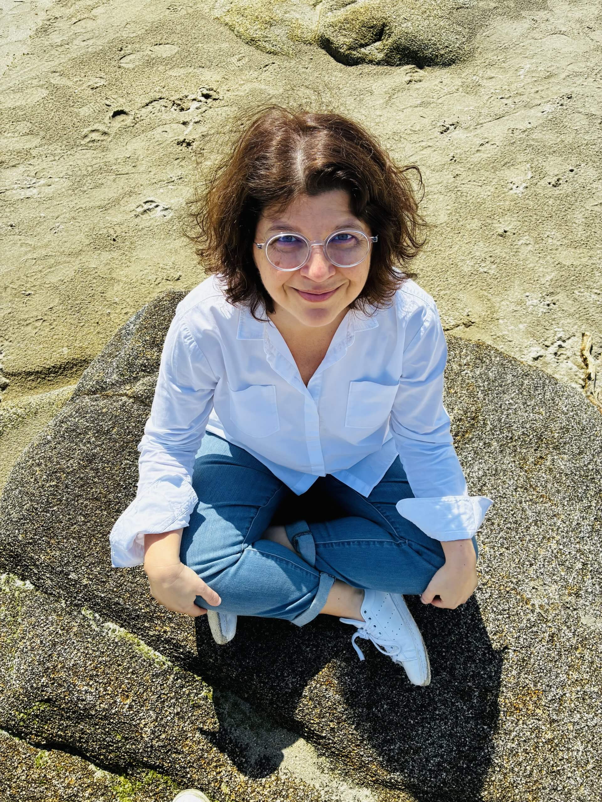 Discussion entre Nathalie Jaïn et une jeune femme