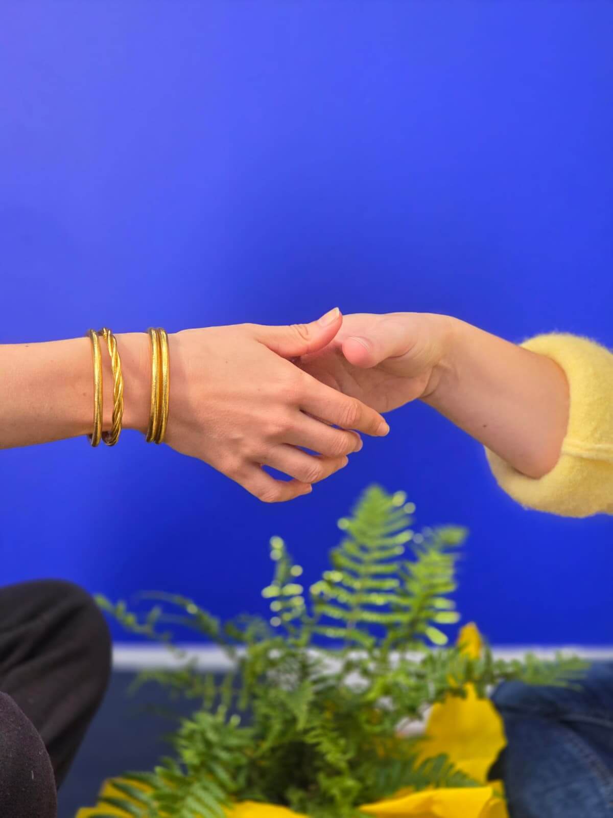 2 mains féminines